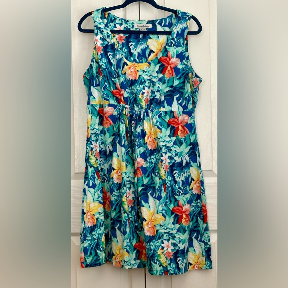 Tommy Bahama women’s Dress, Floral, Sleeveless, size xl